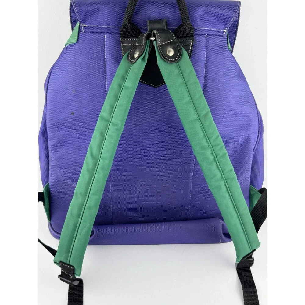 Vintage United Colors of Benetton Colorful Backpack Daypack Nylon Unisex Rare